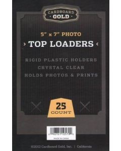 Cardboard Gold Top Loader (5" x 7") - Pack of 25 - Next Generation Archival Protection