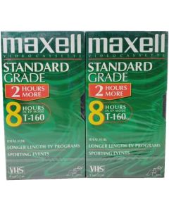 Maxell T-160 Std Standard Grade Videocassette