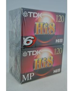 TDK Hi8 MP120 Premium Performance Camcorder Videotape (6-pack)