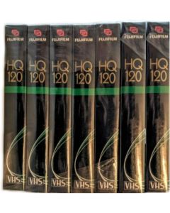 Fuji HQ T-120 VHS Video Cassette 7 Pack (Discontinued by Manufacturer)