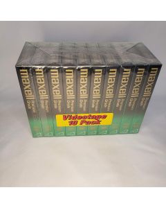Maxell Standard Grade T-160 VHS Videotapes 10-Pack