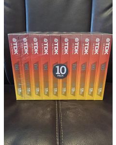 TDK T120RVAXS10 120 Minute Standard Video Tape - 10 Pack (Discontinued by Manufacturer)